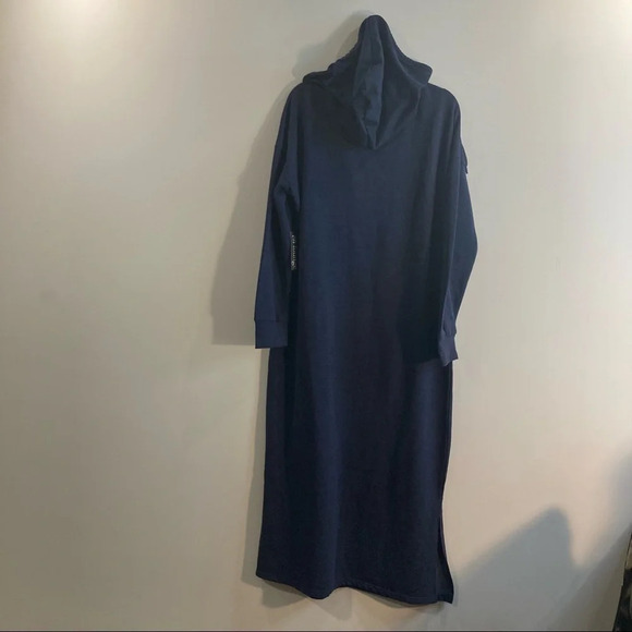 LA VIE EN ROSE Sz L La Vie En Lounge Kangaroo Pocket Hooded Long Tunic NEW - Picture 7 of 14